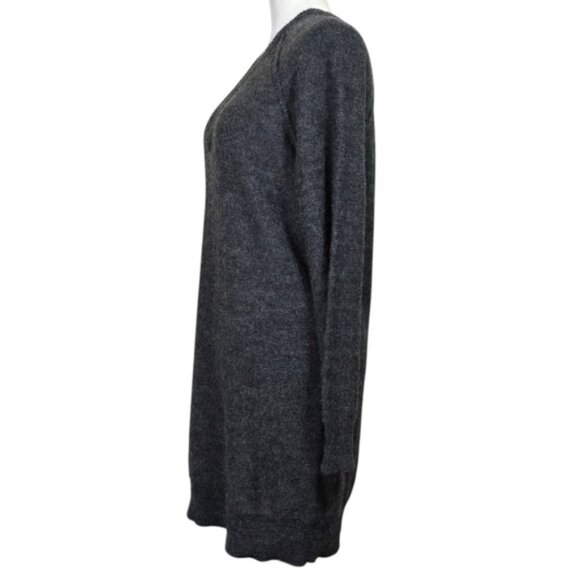 Wilfred Free knit Alpaca blend V neck Mid length Shirt dress - Picture 3 of 4